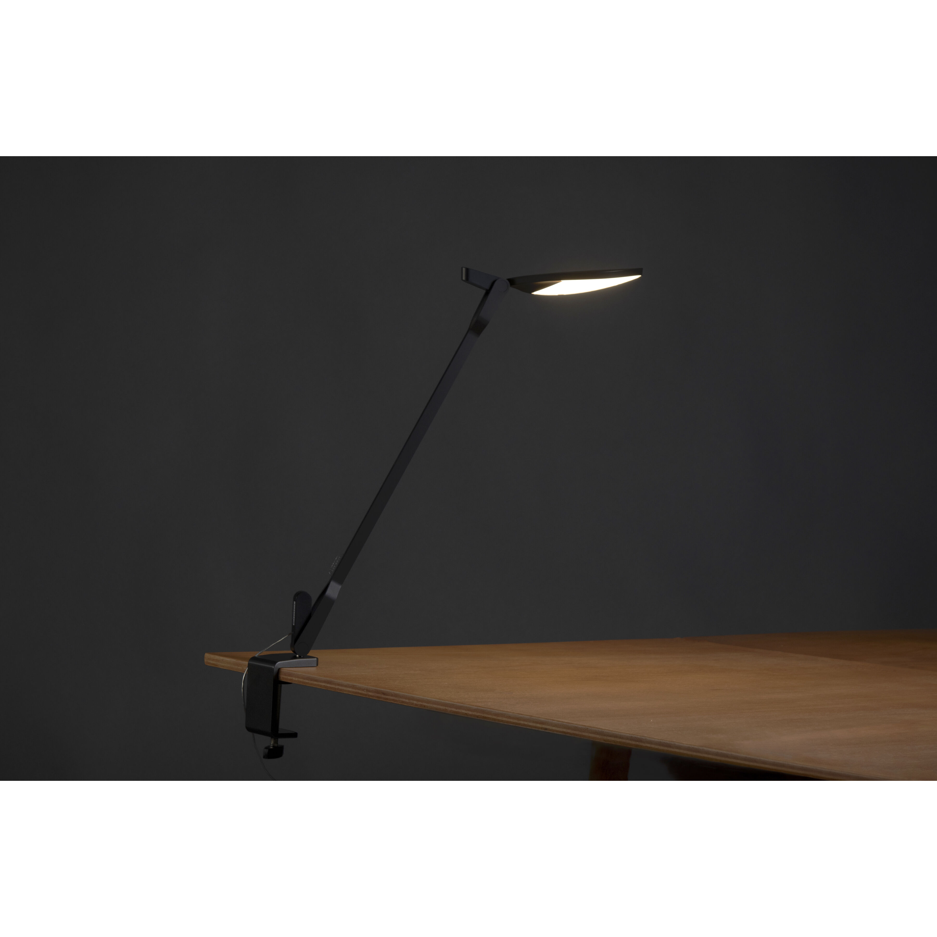Splitty 16.05 inch 7.00 watt Matte Black Desk Lamp Portable Light, 2-Piece Desk Clamp